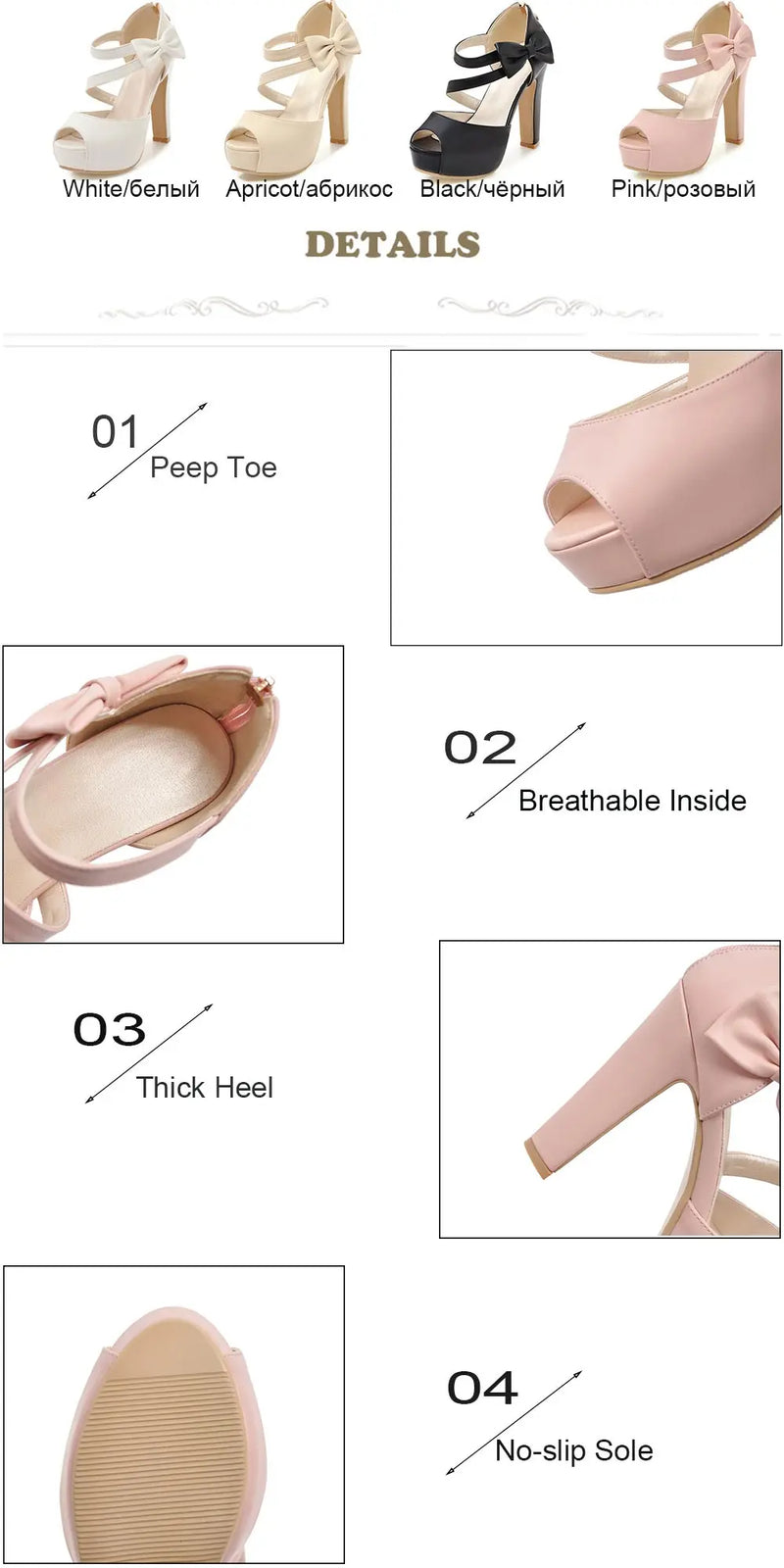 Sandália Peep Toe Elegance com Zíper e Laço na Lateral