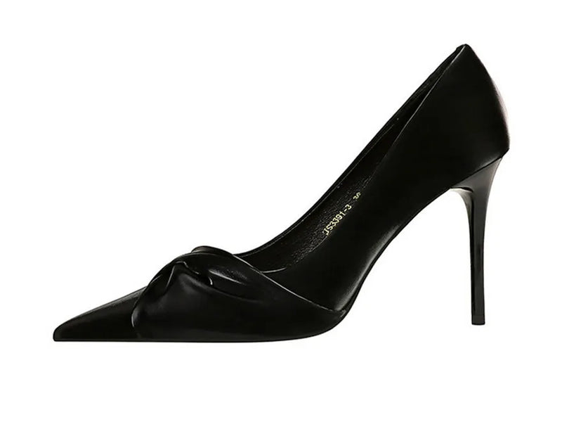 Sandália Pointy Toe com Salto Alto Stiletto